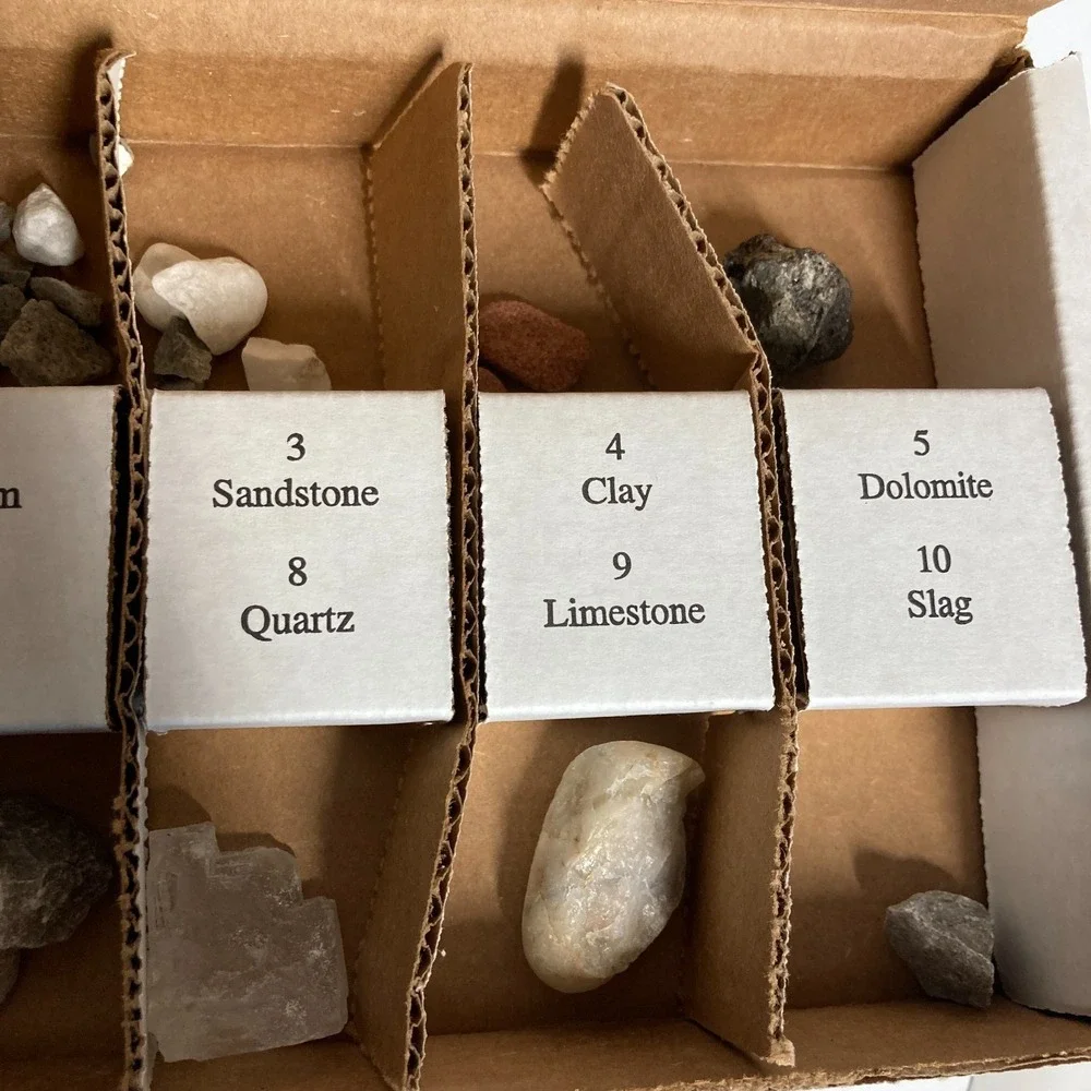 Ohio Rock and Mineral Kit‎ Teaching Tool Classroom Homeschool Science Geology